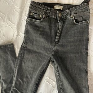 Zara premium denim high waisted skinny jeans